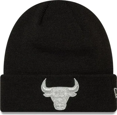 Produktbild von New Era Strick Wintermütze Beanie METALLIC Chicago Bulls