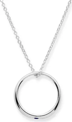 Produktbild von Unique Taufring 925 Silber poliert mit Saphir KTR0047