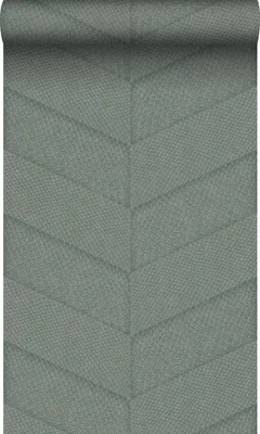 Productafbeelding van Origin Wallcoverings behang tegelmotief met slangenprint blauw grijs 53 cm x 10.05 m