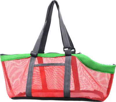 Produktbild von Tragetasche für Haustiere, große Kapazität, Handtasche, atmungsaktive Netz-Ausflugstasche für Haustiere, mit Reißverschluss, Katzentragetasche für Ausflüge im Park