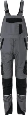 Produktbild von Planam Latzhose Norit Herren Gr. 44 schiefer/schwarz