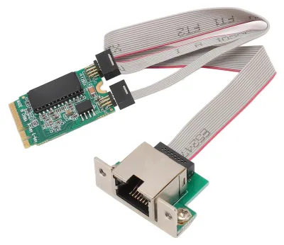 Obrázek produktu pro Síťová karta M.2 A+E s ohnutým konektorem, gigabitový ethernet, jeden port RJ45, serverová síťová karta s čipem I210AT