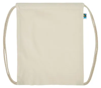 Obrázek produktu pro Printwear - Taška na tělocvik, bavlna, Fairtrade LT4714 (36 cm x 38 cm) (přírodní)