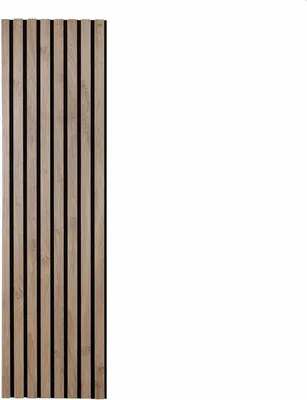 Image de Panneau mural en MDF - Décoration murale acoustique - 1 pièce - 3D - 120 x 35 x 1,5 cm