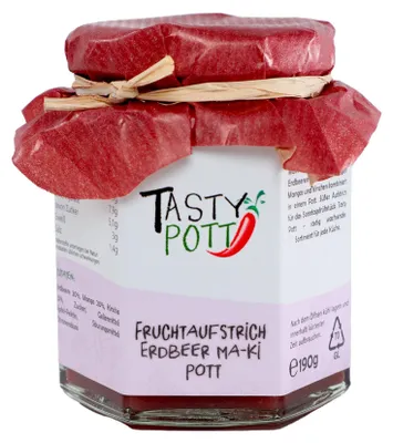 Produktbild von Tasty Pott Fruchtaufstrich Auswahl - Im Glas - Heidelbeer Pott