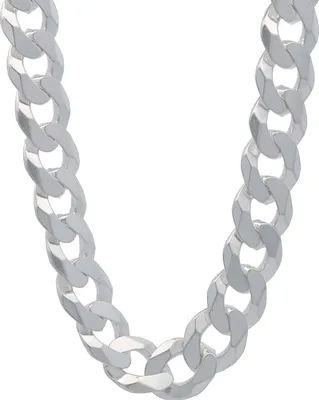 Produktbild von Silberkette Panzerkette Länge 60cm - Breite 10,6mm - 925 Silber