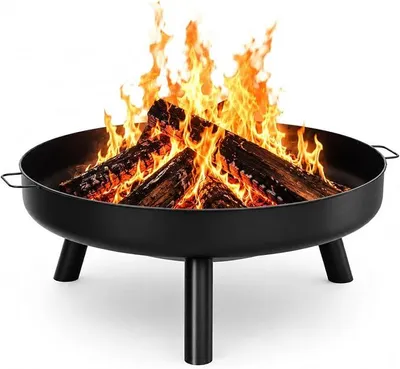 Imagen del producto de Hoguera de 82,5 cm, gran brasero para exteriores, ideal para jardín y terraza