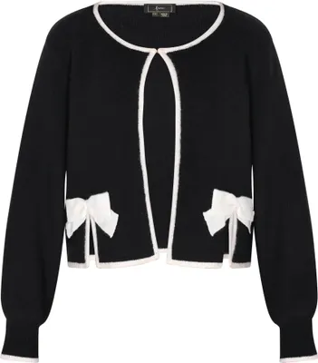 Zdjęcie produktu dla NAEMI, kardigan damski - czarny, rozmiar XS/S