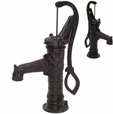 Produktbild von Guss Handschwengelpumpe Schwengelpumpe Wasserpumpe 55910 Handpumpe Pumpe Gartenp
