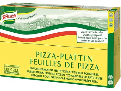Immagine prodotto di Knorr Piatti per pizza pasta lievitata precotta 20 pezzi 8000g