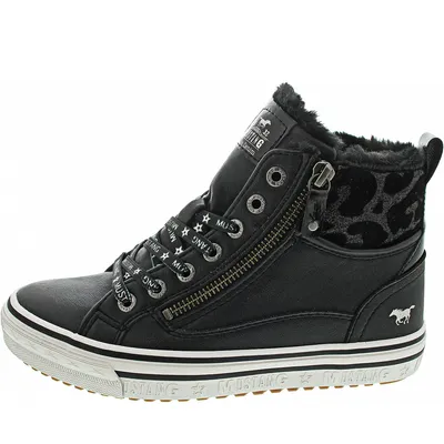 Produktbild von Mustang Damen Schnürstiefelette in Schwarz, Größe 41