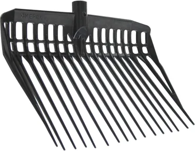 Obrázek produktu pro Kerbl Dunggabel EcoFork, Farbe schwarz ohne Stiel, L x B 28 x 30 cm, 16 Zinken