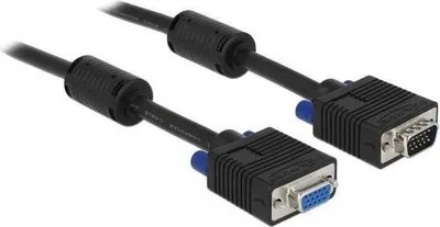 Imagen del producto de Delock - Cable de extensión VGA - HD-15 (VGA) (macho) a HD-15 (VGA) (hembra) - 2 metros