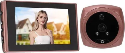 Produktbild von Digitale Deur Viewer mit Nachtzicht und Bewegungsdetektion für Home und Büro Sicherheit.