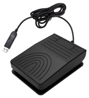 USB-Fußschalter, programmierbar, mechanisch, Einzelpedal