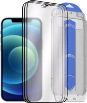 Zdjęcie produktu dla AlzaGuard 2.5D Glass EasyFit DustFree dla iPhone 12 / 12 Pro - 3 sztuki w opakowaniu z aplikatorem