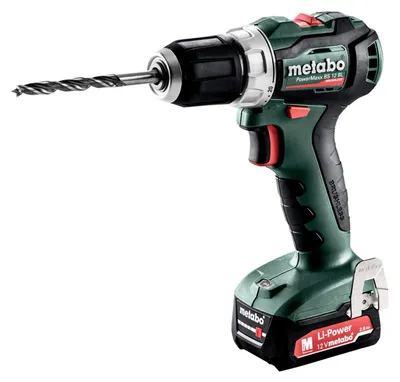 Produktbild von Akku-Bohrschrauber PowerMaxx BS 12 BL (601038500) metaBOX 118 12V 2x2Ah Li-Ion + SC 30