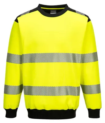 Produktbild von Portwest PW379 PW3 Warnschutz Sweatshirt Yellow/Black Gr. 4XL