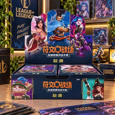 Productafbeelding van Riftbound Origins Jumbo Booster Box – Chinese versie | 12 boosterpakketten | 14 kaarten per pakket, AI-gegenereerde afbeelding