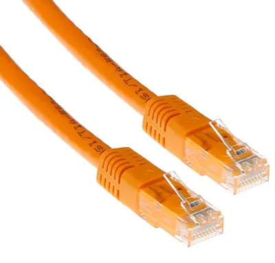 Immagine prodotto di ACT CAT6A UTP 5m 5m Cavo di rete Cat6a U/UTP (UTP) arancione (IB4305)