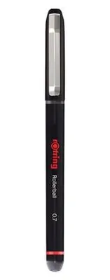 Roller, 0,7 mm, s vrchnákom, ROTRING "Rollerball", čierna