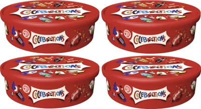 Produktbild von Celebrations XXL Dose 4x 600g