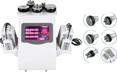Zdjęcie produktu dla Ultradźwiękowa maszyna kawitacyjna, modelowanie sylwetki 6 w 1, spalacz tłuszczu, maszyna 6 w 1, wtyczka UE