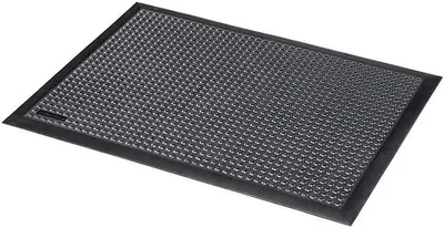 Produktbild von Skystep™ ESD Gummimatte mit integrierten Kantenleisten 60 cm x 90 cm in Schwarz