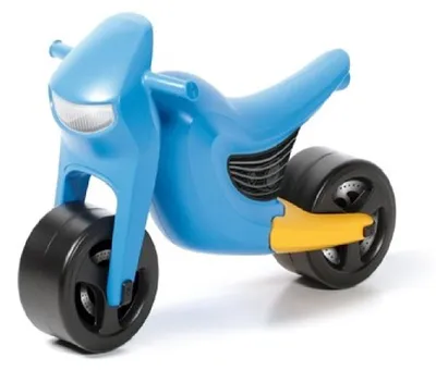 Produktbild von Brumee Speedee Motorrad-Fahrzeug für Kinder. Aufsitzauto für Kinder - Blau Kinderlaufwagen Kinderlaufgerät