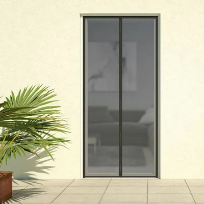 Produktbild von Magnet Lamellenvorhang DELUXE 100x220cm schwarz 101380105-VH