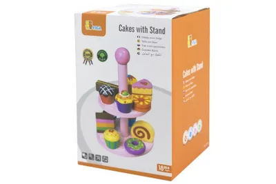 Immagine prodotto di Viga Cupcake in legno con supporto