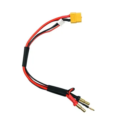Produktbild von SkyRC Ladekabel XT60 für 2s Akku mit 4mm oder 5mm Buchse