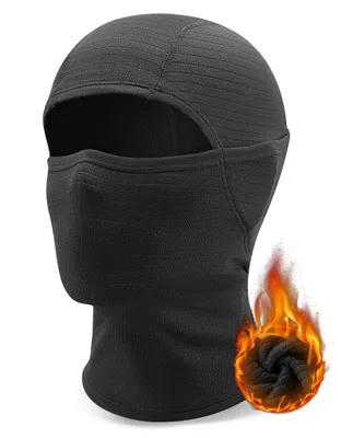 Produktbild von Qunature Winter Sturmhaube Herren Damen Warm Balaclava Winddichte Gesichtsmaske Schwarz, M