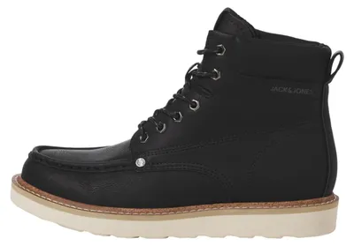 Immagine prodotto di Jack & Jones 12257971_212_41, Stivali, Neri, Antracite, Punta arrotondata, Allacciatura con lacci, Materiale: microfibra, 100% rete