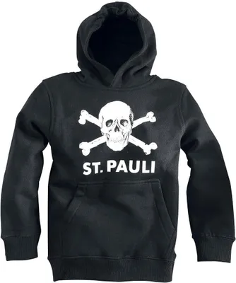 Produktbild von FC St. Pauli - Totenkopf - Kinder Kapuzenpullover