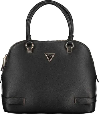 Produktbild von Elegante Schwarze Damenhandtasche mit Henkel und Schultergurt