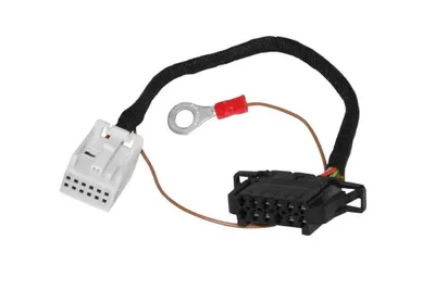 Image de Adaptateur original Kufatec câble connecteur 12 broches Quadlock changeur CD pour VW Audi