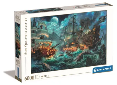 Obrázok produktu pre Puzzle Pirátska bitka 6000 dielikov