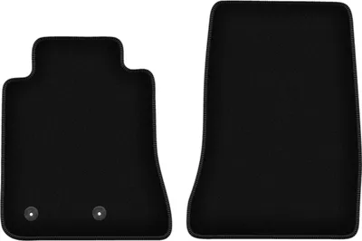 Zdjęcie produktu dla Wielganizator dywaniki welurowe przednie do Ford Mustang MK6 coupe (2014-) - czarne dywaniki samochodowe BASIC komplet (2 szt.)
