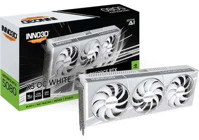 Image de Inno3D RTX5080 X3 OC White 16GB GDDR7 HDMI 3xDP