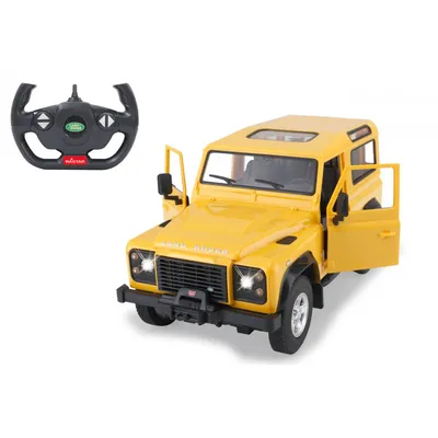 Image de Land Rover Defender 1:14 Jaune 2,4 GHz Porte manuelle