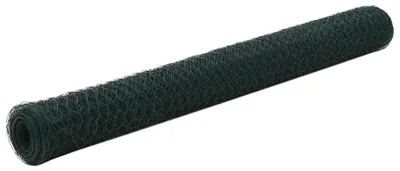 Image de Grillage en fil métallique, revêtement PVC vert, pour jardin et volières