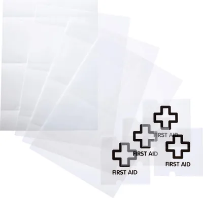 Zdjęcie produktu dla DURABLE Wk?ady uzupe?niaj?ce do CRYSTAL SIGN® 105x105 mm, Przezroczysty, 483019, 40 szt.