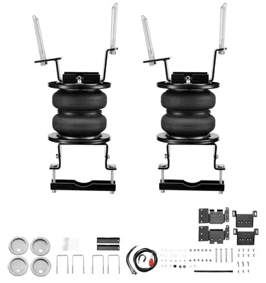 Produktbild von VEVOR Luftfederungskit, Luftfedern Federungstaschenkits kompatibel mit 1999-2004 Ford F250/F350 2WD 4WD, 2008-2010 Ford F250/F350 2WD 4WD, 5000 lbs Tragfähigkeit, 5 bis 100 PSI, 2011-2019 Chevy Silverado 2500HD