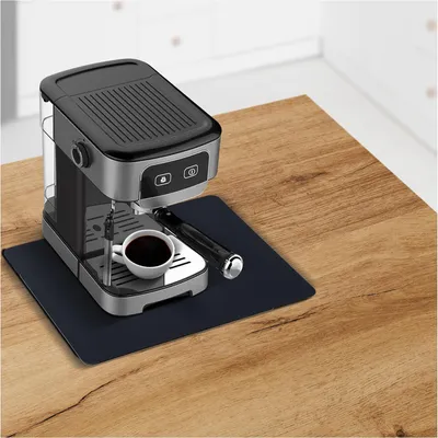 Produktbild von Abtropfmatte für die Kaffeemaschine, 20 x 30 cm, Schwarz