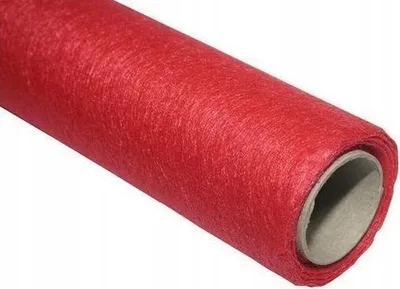 Produktbild von Rotes Dekorationsvlies 50 cm x 10 m