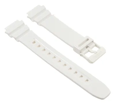 Produktbild von Ersatzband Resin weiß 18mm für Casio F-108 10409328
