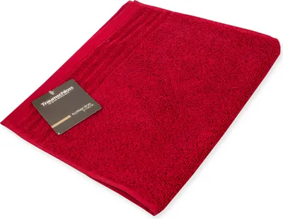 Produktbild von Traumschloss Frottier-Line Premium Gästetuch 30 x 50 cm dunkelrot 100% ägäische Baumwolle mit 600g/m²