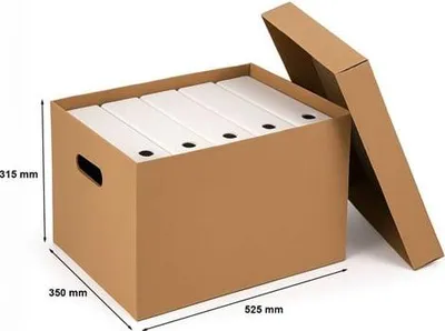 Obrázek produktu pro Bezkyselinový pořadač s víkem 525x350x315mm