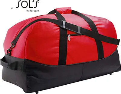 Immagine prodotto di SOLs Bags 70650 | Borsa da viaggio Stadium 65 / 65 x 30 x 28 cm - Colore: Rosso/Nero - Dimensioni: 65 x 30 x 28 cm